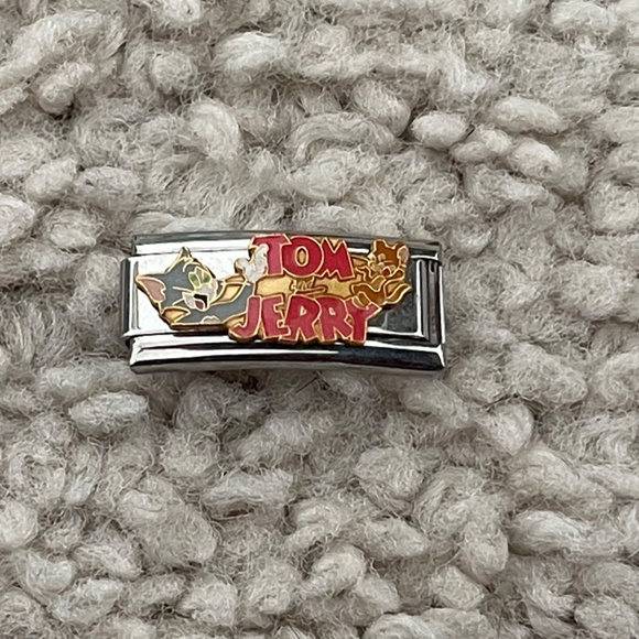 Casa Dor'o Tom & Jerry Italian Charm Superlink - Picture 1 of 2